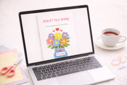 Bukiet dla mamy – praca plastyczna krok po kroku