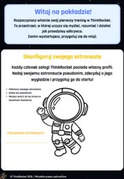 System dziesiętny w kosmicznej przygodzie (klasy 1–4) | Przetestuj styl ThinkRocket