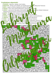 LABIRYNT MINOTAURA *Łamigłówka dla dzieci* Mit o Tezeuszu i Ariadnie