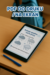 Karta pracy „Rodzaje opadów”