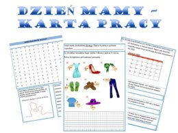 DZIEŃ MAMY - KARTA PRACY