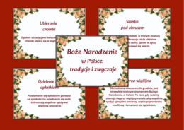 TRADYCJE I ZWYCZAJE - BOŻE NARODZENIE – biblioteka – świetlica –przedszkole - gazetka – wersja 3