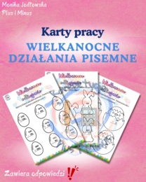 Wielkanocne karty pracy działania pisemne