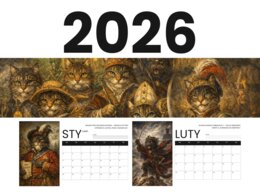 Kalendarz Mrau Mrau Literacki 2026