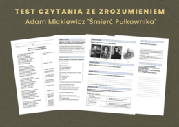 "Śmierć Pułkownika" - test czytania ze zrozumieniem