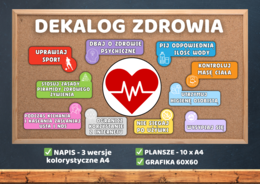 Gazetka szkolna - DEKALOG ZDROWIA