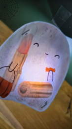 Halloween DYSLALIA zabawy z latarką LOGOPEDIA