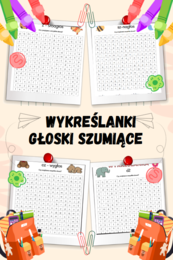 Logopedia - wykreślanki głoski szumiące