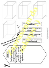 Lapbook Graniastosłupy - propozycja materiałów.