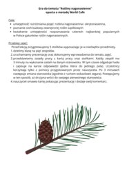 Praca zespołowa w oparciu o metodę World Cafe - rośliny nagonasienne - klasa 5