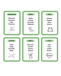 Taboo ortograficzne- rz, ż (zestaw 24 kart)