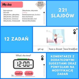 Prezentacja New English Adventure 3 – Unit 5 My day