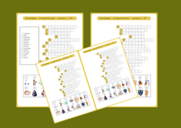 KRZYŻÓWKA obrazkowa – ortografia – H - ćwiczenia redakcyjne