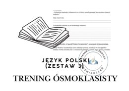 Trening ósmoklasisty – język polski (zestaw 3)