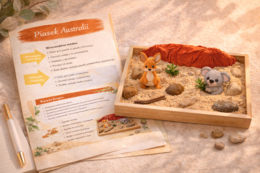 Skaczące kangurki. Koala na drzewie. Piasek Australii. [EDUKACJA PRZEDSZKOLNA]