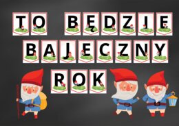 GIRLANDA PRZEDSZKOLE ŻŁOBEK ROZPOCZĘCIE ROKU