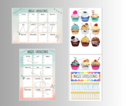 Nasze urodzinki - kalendarz urodzin