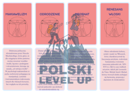 Fiszki literackie_renesans_Polski Level Up