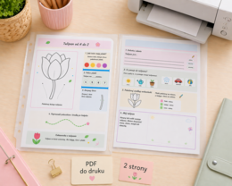 Tulipan od A do Z. Karta pracy dla 5-6 latków