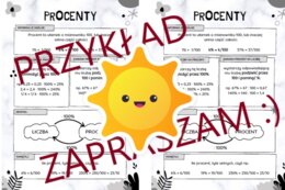 Procenty - zamiana ułamka na procent, zamiana procent na ułamek - wklejka