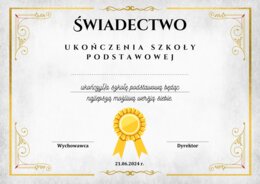 Świadectwo ukończenia szkoły podstawowej od wychowawcy- docenianie. Mrs_Physics. Fizunia