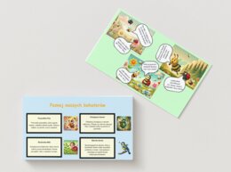 Komiks o przyjaznych bohaterach. Zwierzątka uczą jak dbać o środowisko.