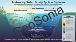 Życie w jeziorze przyroda klasa 4 sketchnotka