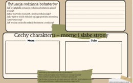 Kamienie na szaniec- karty pracy