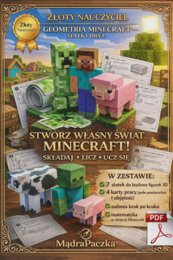 Minecraft: Siatki Brył + Karty Pracy (PDF)