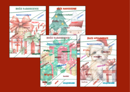BOŻE NARODZENIE – ortografia – puzzle – 4 wersje