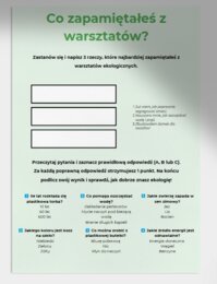Warsztaty ekologiczne. Jak segregować śmieci? Jak oszczędzać wodę? Jak chronić zwierzęta?
