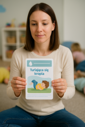 Karty ruchowe „Skacz po kałużach”