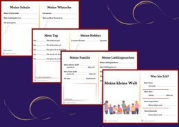 Niemiecki - Mini książeczka do uzupełniania "Ich und mein Alltag", poziom A1