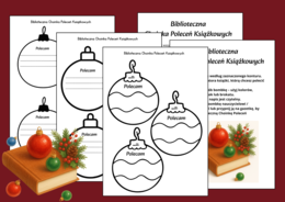 🎄Biblioteczna Choinka Poleceń Książkowych - Boże Narodzenie - zima - biblioteka- język polski - świetlica