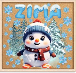 ❄️❄️ MEGA ZESTAW ZIMOWY - 10 DEKORACJI ❄️❄️