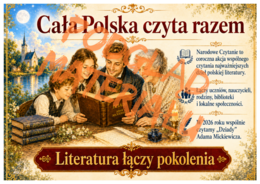 Narodowe Czytanie 2026 – „Dziady” Adama Mickiewicza | gazetka szkolna + dekoracja | 33 strony PDF