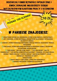 Scenki , karty, zadania dla młodzieży 4-8