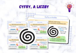 Cyfry a liczby – plakat + wklejki