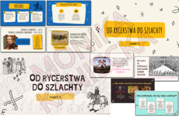 Od rycerstwa do szlachty - prezentacja historia klasa 5