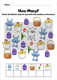 Karty pracy - Easter - 10 arkuszy