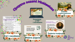 Pan Tadeusz ( Inwokacja) - scenariusz lekcji, karty pracy , AI