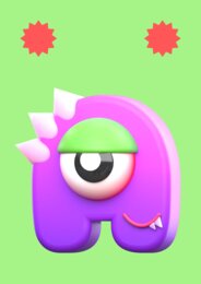 Girlanda „WAKACJE” – kolorowe literki z uroczymi potworkami!