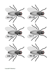 Matematyczne polowanie na muchy – gra matematyczna