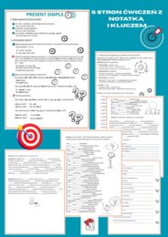 PRESENT SIMPLE- Ćwiczenia, Notatka, Klucz