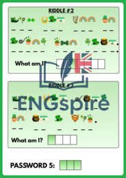 Escape Room St. Patrick’s Day – język angielski kl. 4–6 (40 stron + klucz)