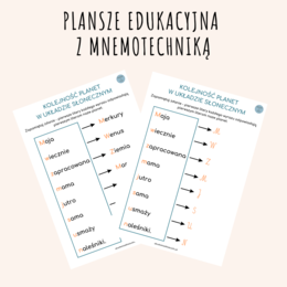 PLANETY - MNEMOTECHNIKA