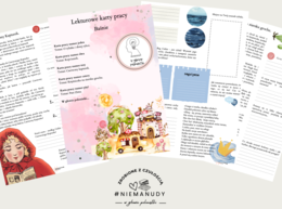 "Baśnie czwartoklasisty" lekturowe karty pracy