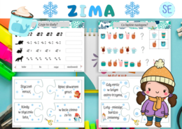Zima - zestaw zadań