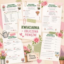 Kwiaciarnia – obliczenia pieniężne