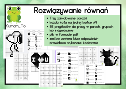 Kodowanka- rozwiązywanie równań